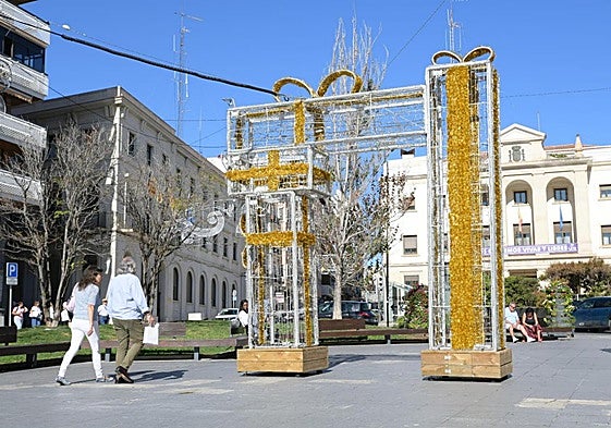 Decoración navideña en las calles de Alicante.