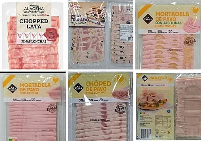 Productos implicados.