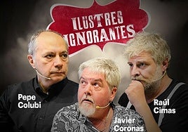 Javier Coronas, Raúl Cimas y Pepe Colubi traerán a Torrevieja su inconfundible humor en directo.
