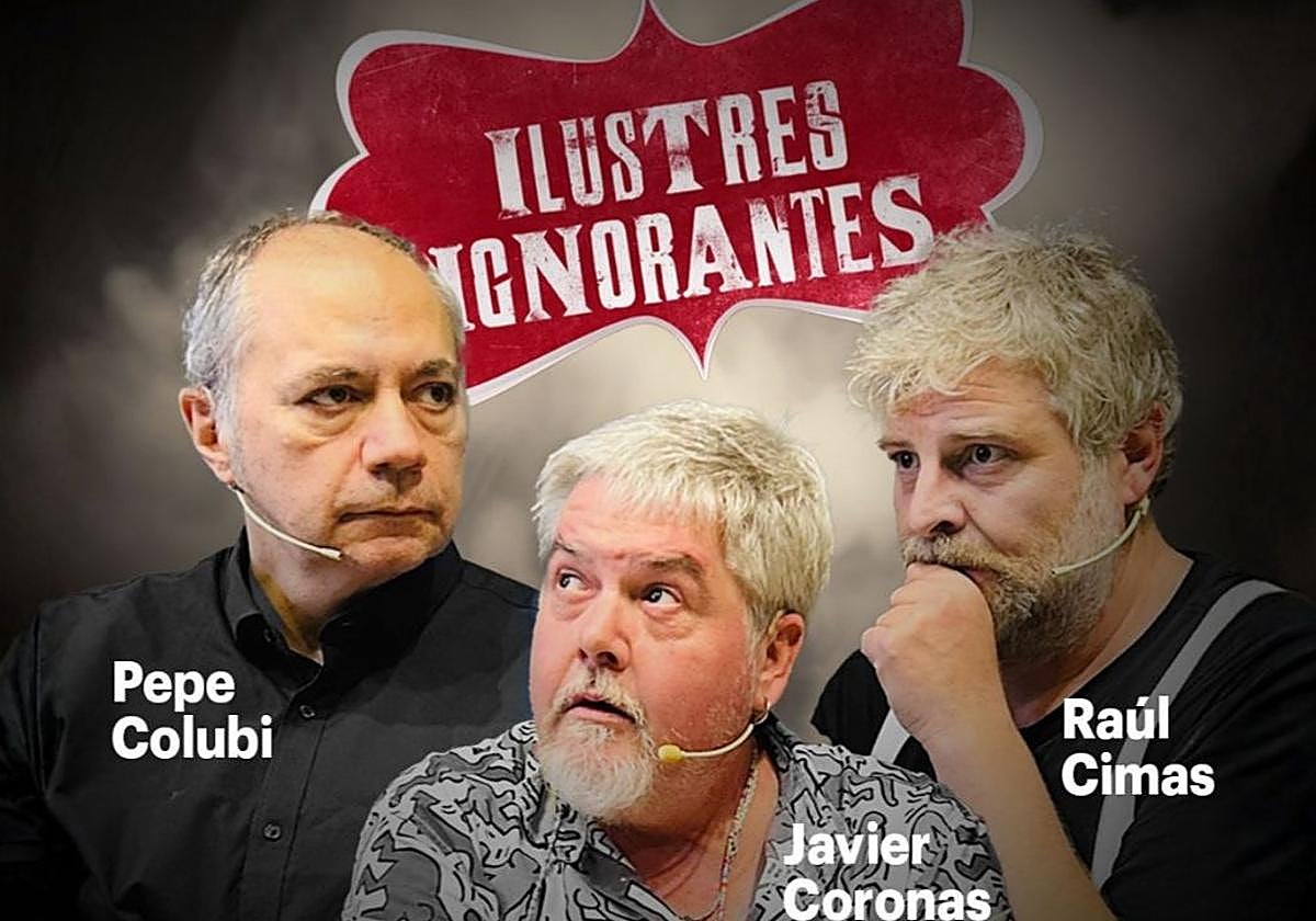 Javier Coronas, Raúl Cimas y Pepe Colubi traerán a Torrevieja su inconfundible humor en directo.