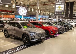Exposición de coches en IFA.