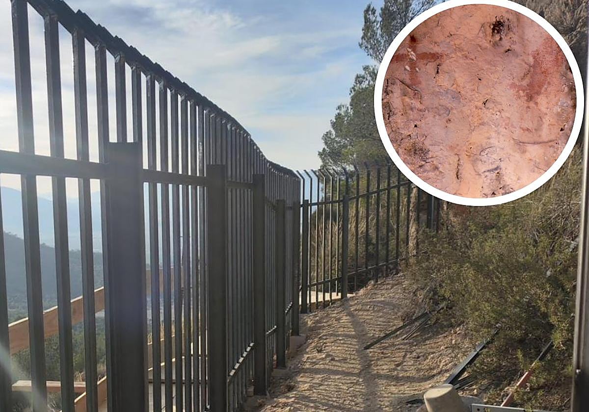 Rock paintings of Camara.