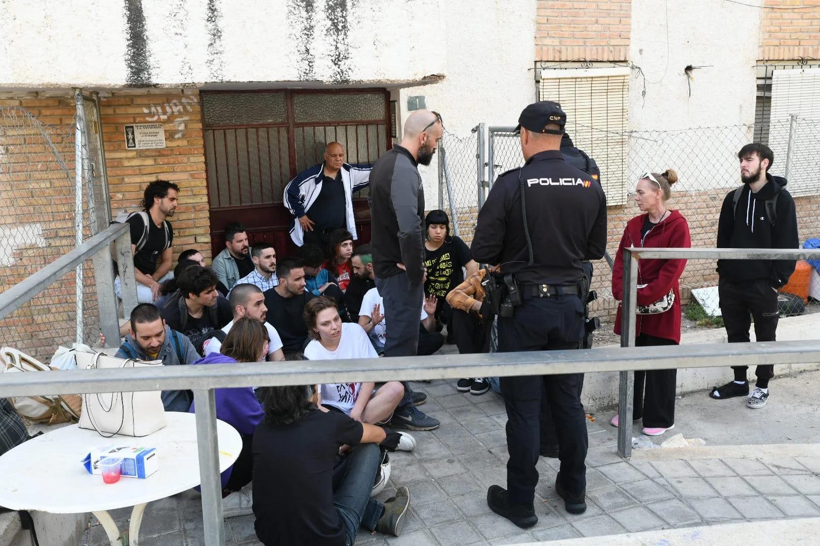 Desahucio en el que se produjeron las multas.