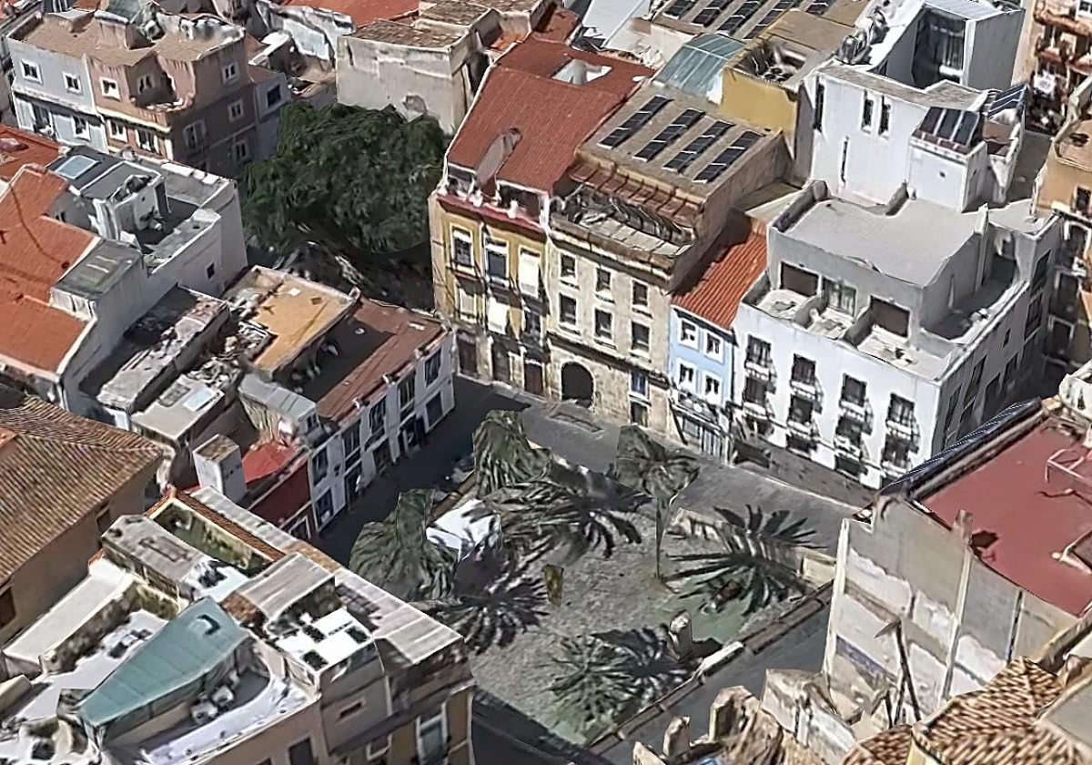 Plaza Quijano de Alicante, epicentro de la nueva ZAS.