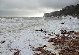 Temporal costero en el norte de Alicante.