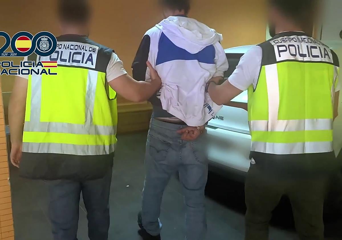 One of the individuals arrested in the operation.