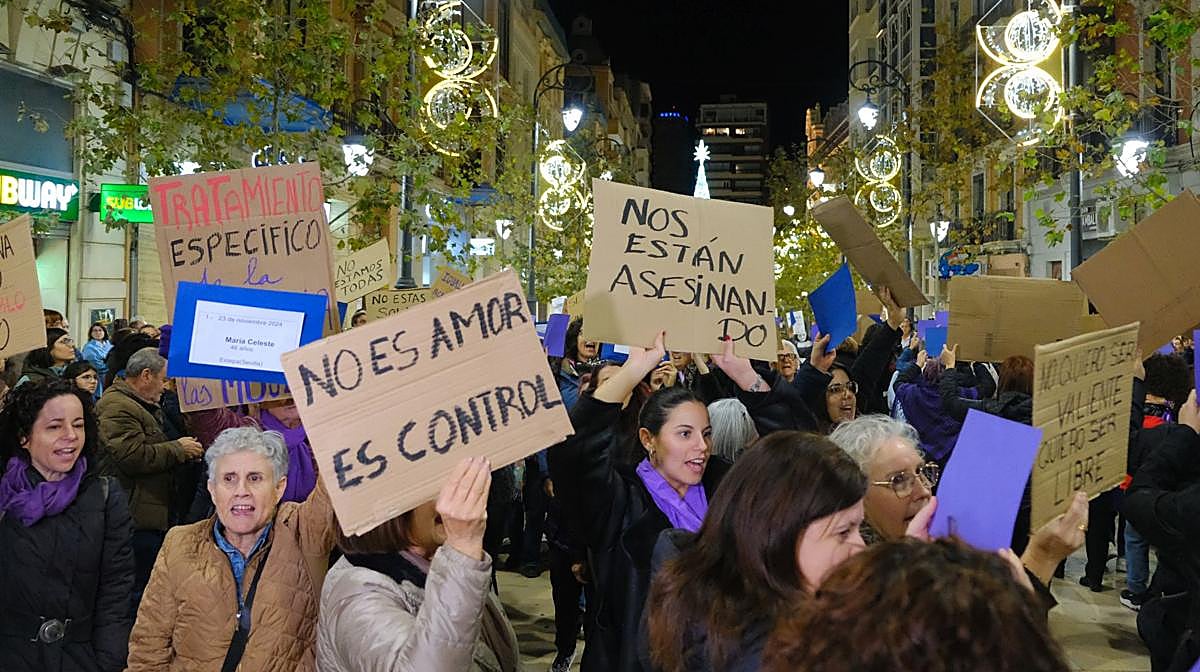 VÍDEO: Alicante grita basta con una marea violeta que toma las calles contra la violencia machista