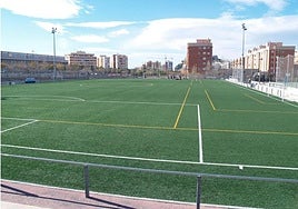 Polideportivo del barrio Garbinet de Alicante.