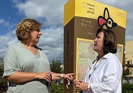 Mayte García y Charo Navalón en el Parc Natural de la Serra Gelada