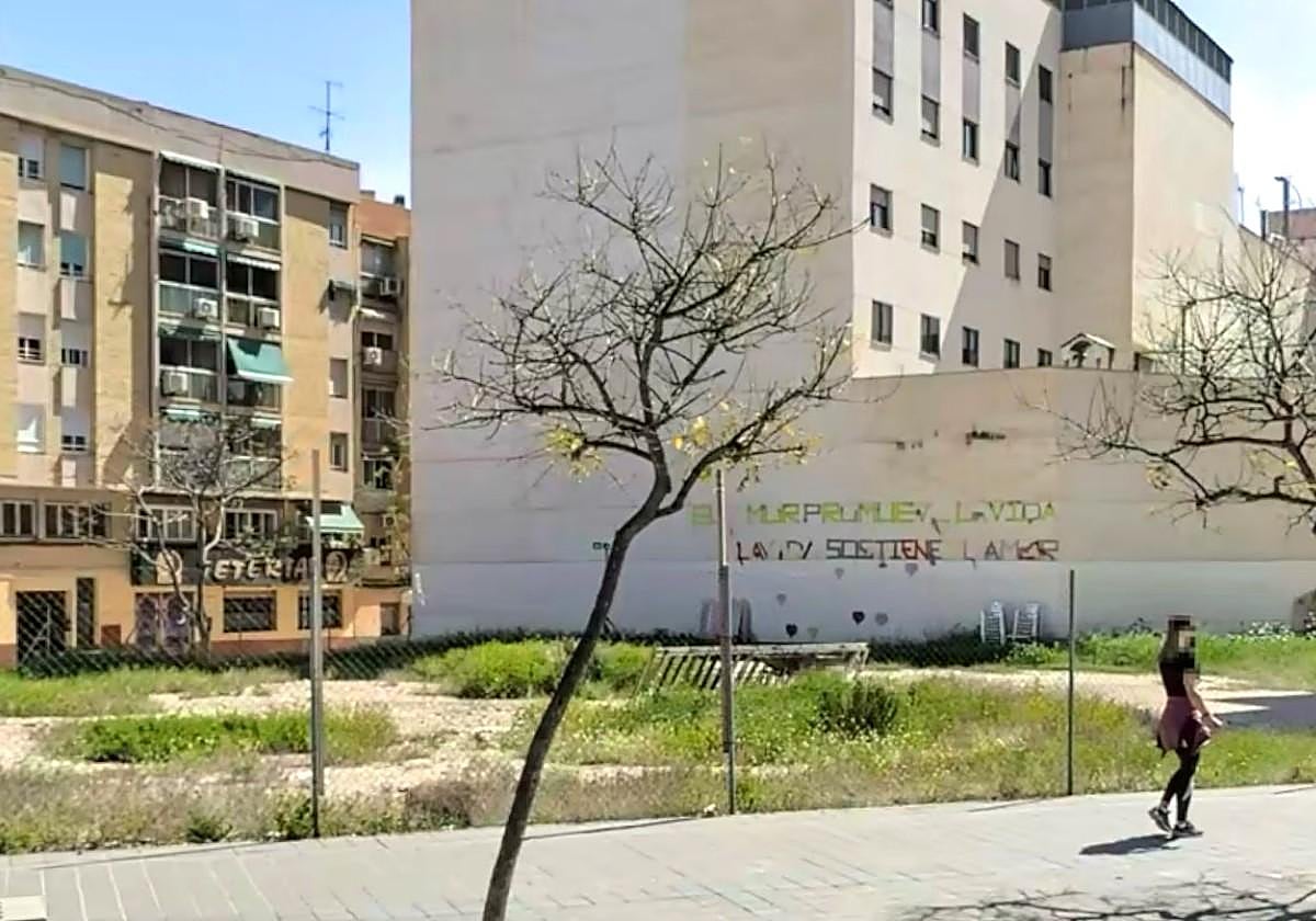 Una de las parcelas de vivienda de protección oficial de Alicante.