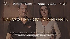 'Tenemos una comida pendiente', la campaña en apoyo a la hostelería afectada por la DANA