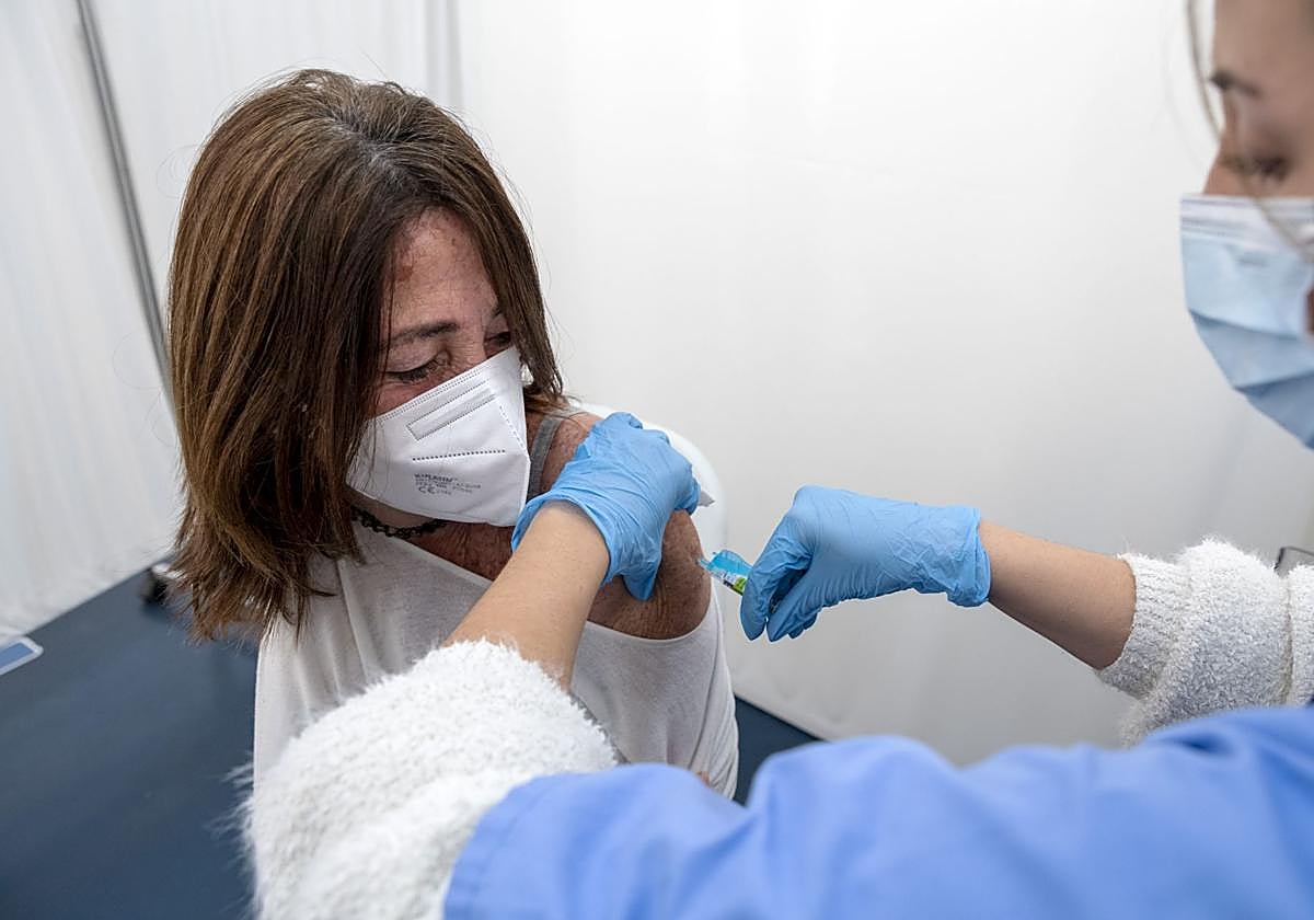 Vacunación de la gripe en Alicante.