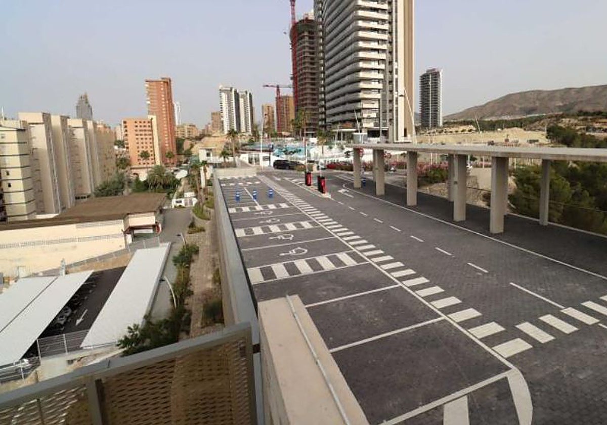 Imagen del parking de Poniente de Benidorm