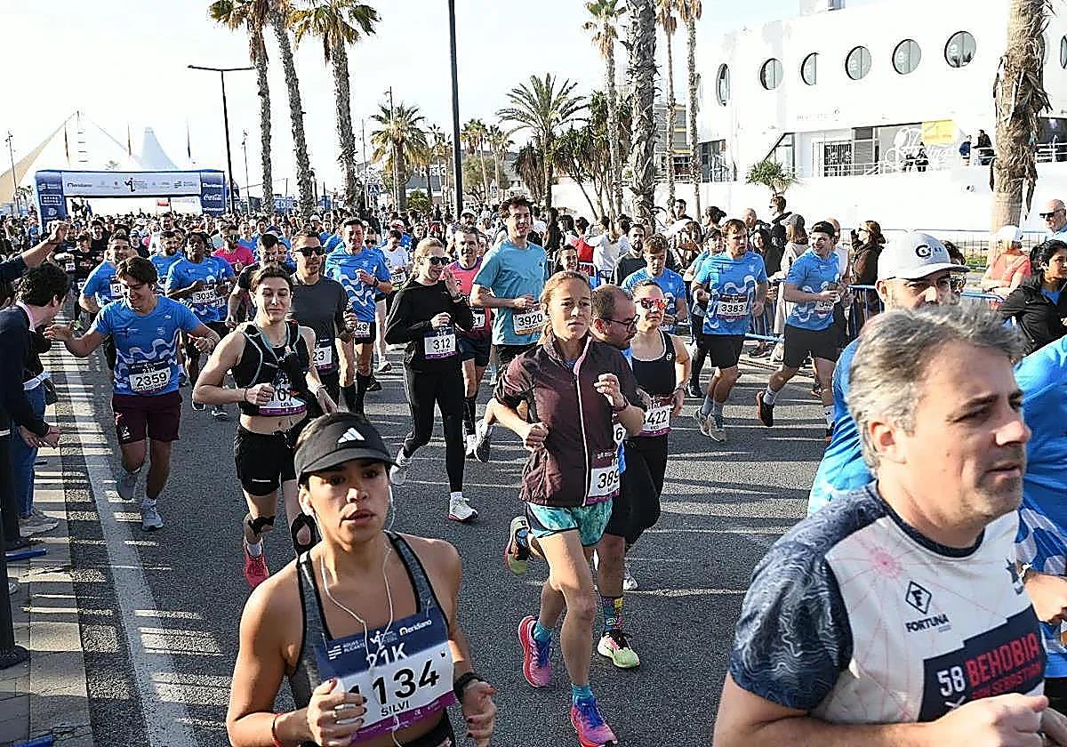 Una prueba deportiva en Alicante.