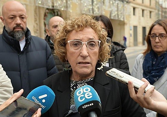 Ana Barceló en la rueda de prensa.