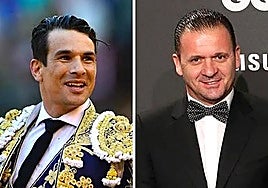 José María Manzanares y Pedja Mijatović, embajadores de la foguera Mercado Central.