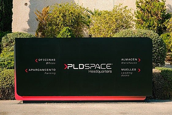 Entrada de la actual sede de PLD Space.