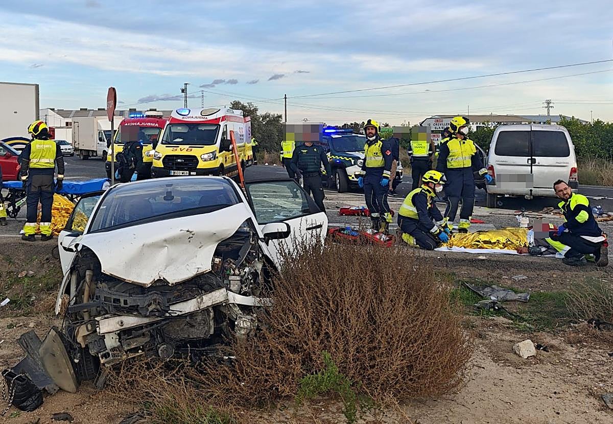 El accidente se ha producido en la N-340 en el término municipal de Cox