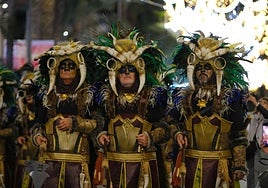 Entrada de Moros y Cristianos de Alicante, celebrada este sábado.