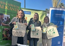 Presentación de la iniciativa en el mercado de Babel.