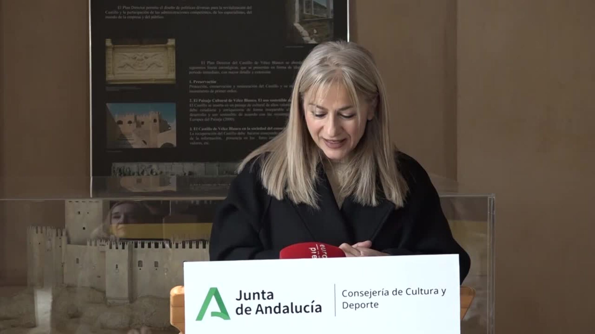 La Junta invertirá seis millones en la reconstrucción del patio del Castillo de Vélez-Blanco