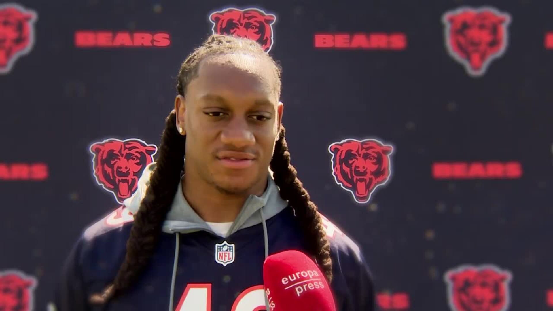 Tremaine Edmunds afirma "querer experimentar" cómo es jugar a fútbol americano en España