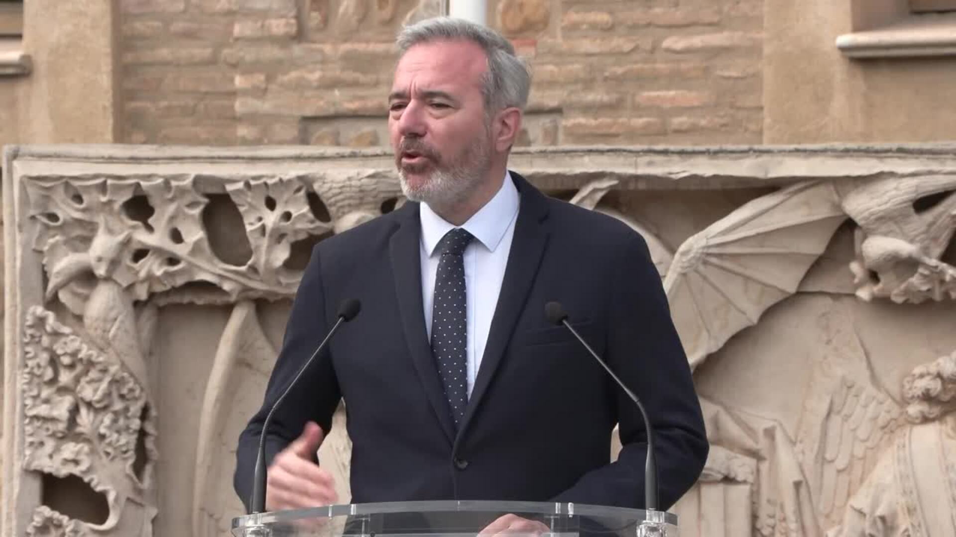 Azcón: "Siempre voy a condenar los insultos, lo que ocurrió en Teruel requiere explicaciones"