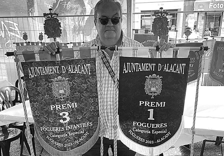 Luto en las Hogueras de Alicante por la pérdida de Juanjo García, foguerer de Diputació-Renfe