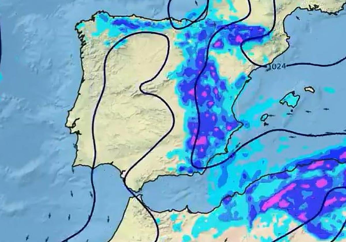Otro aviso de lluvia de la Aemet para el puente en Alicante | TIEMPO EN ...