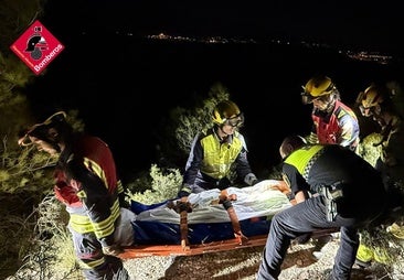 Intervención de los bomberos del Consorcio Provincial.