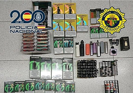 Tres detenidos por asaltar un establecimiento de vapers en Orihuela