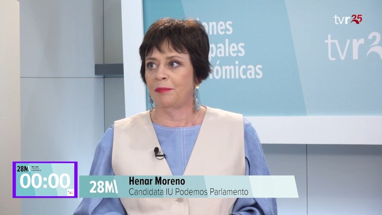 Henar Moreno (Podemos IU) invita al voto “a los que luchan por condiciones dignas de trabajo y precios justos”